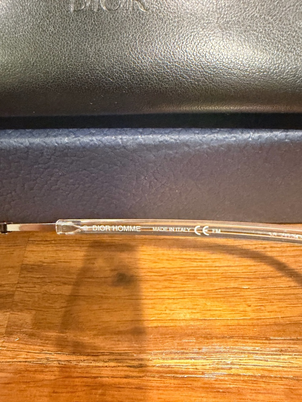 Dior Clear/Gold Optical Frame with Black Case - Picture 4 of 5